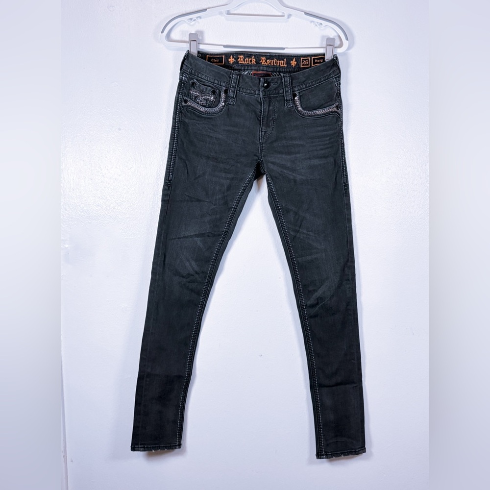 Rock Revival Black Skinny Jeans